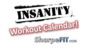 insanity workout calendar