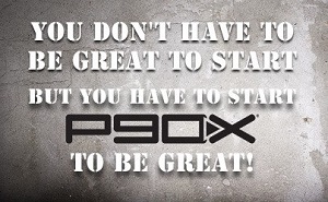 how to start p90x right